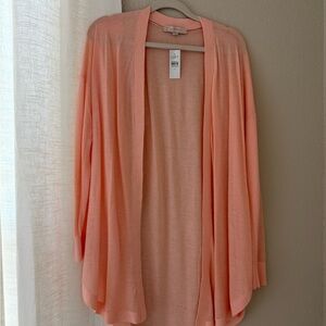 LOFT Women's Coral Open Cardigan Sweater
